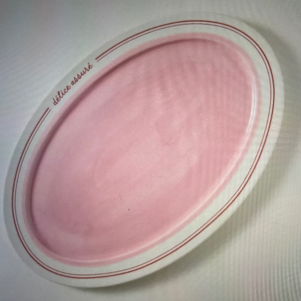 ❤️ ANTHROPOLOGIE  Café Violette Handpainted Stoneware Large Serving Platter NEW